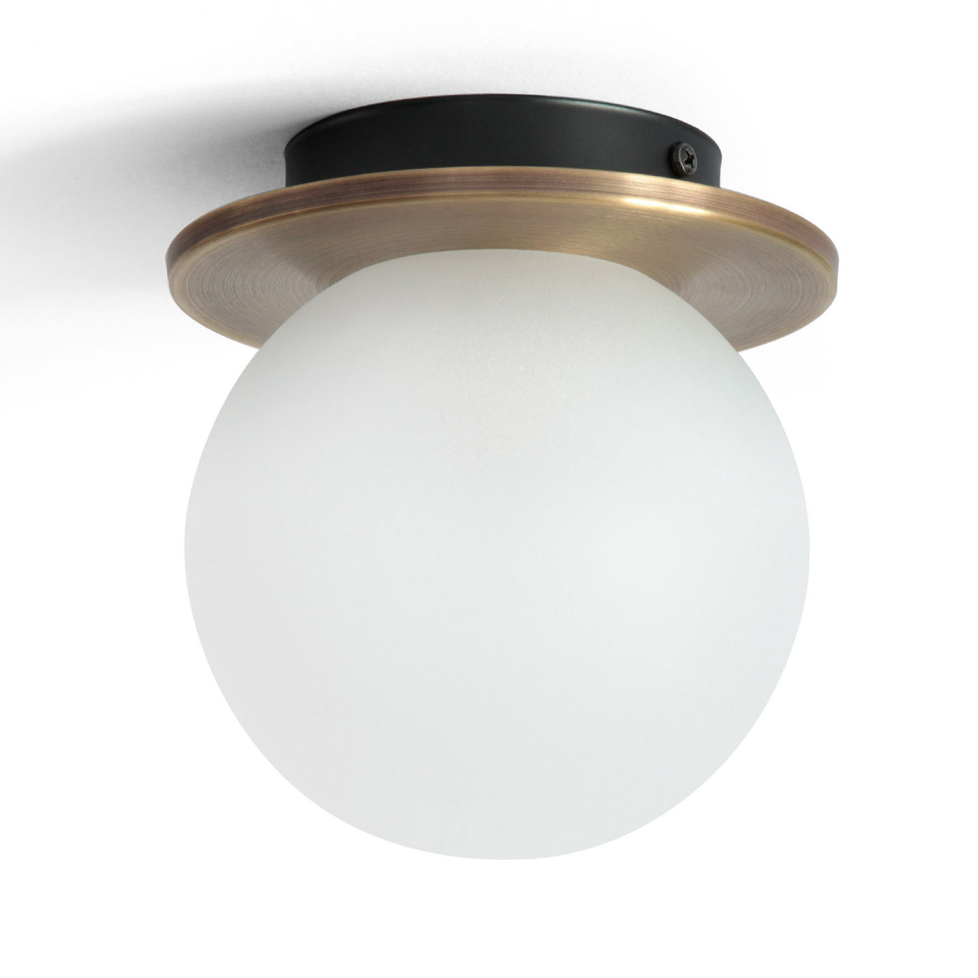 Timeless Ceiling Light With Glass Sphere in Many Colours, Ø 14,5 or 22 cm