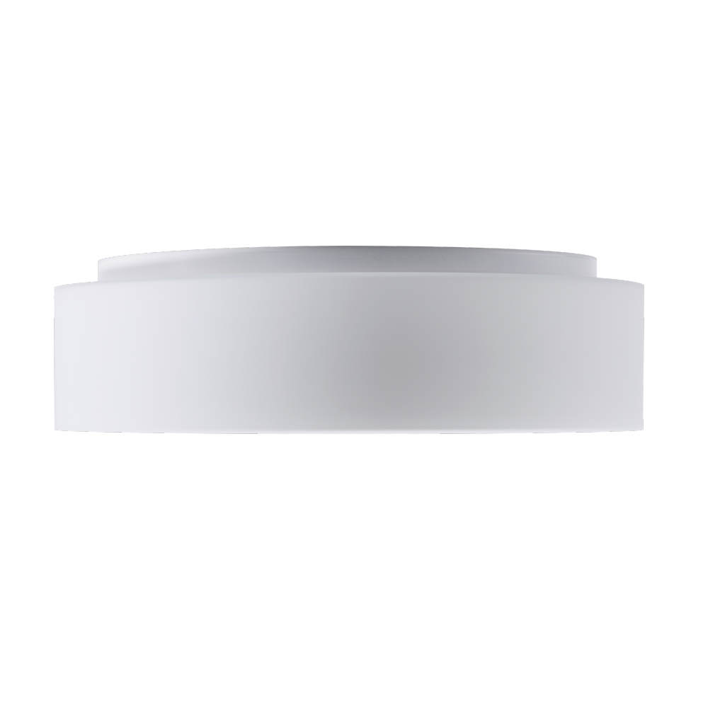 Schlichte Scheibe: Deckenleuchte Opalglas ERIK, Ø 34 bis 54 cm: Durchmesser 44,5 cm (M)
