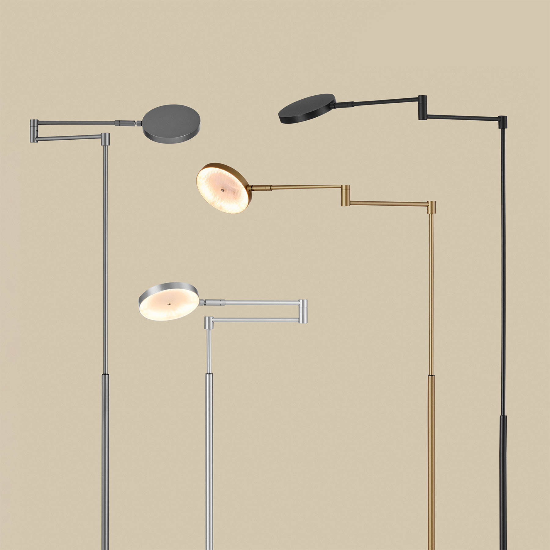 Lichtstarke Leseleuchte ESPRII mit High-End-LED und Gestensteuerungs-Dimmer