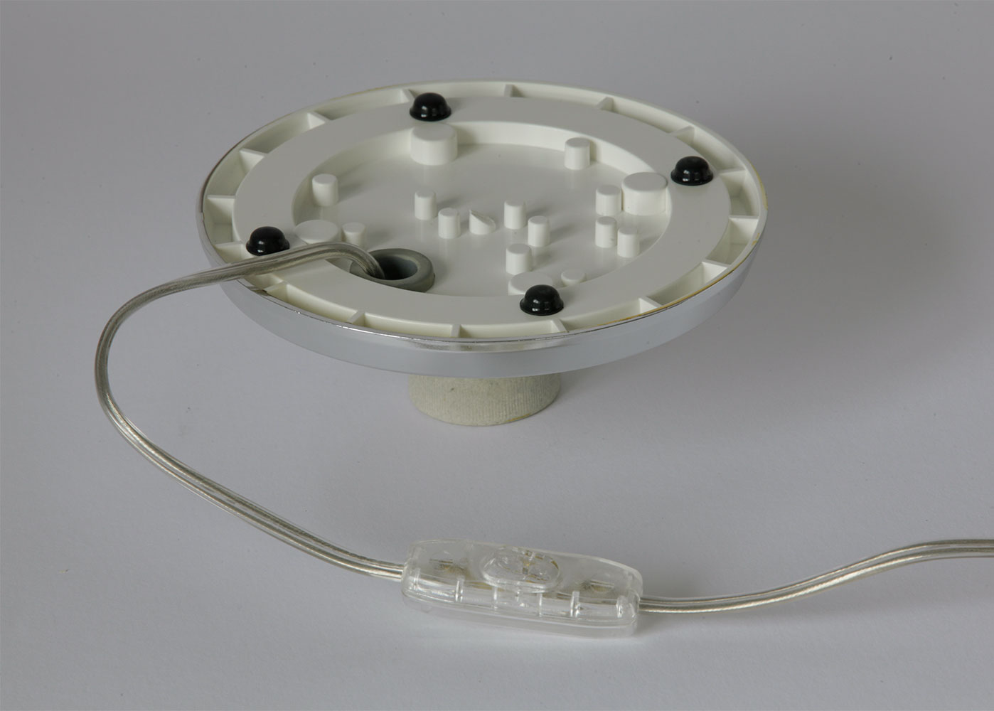 Kugel-Tischleuchte BINA aus Opalglas, Ø 20–30 cm: Mit PVC-Kabelzuleitung ca. 130 cm und Schalter