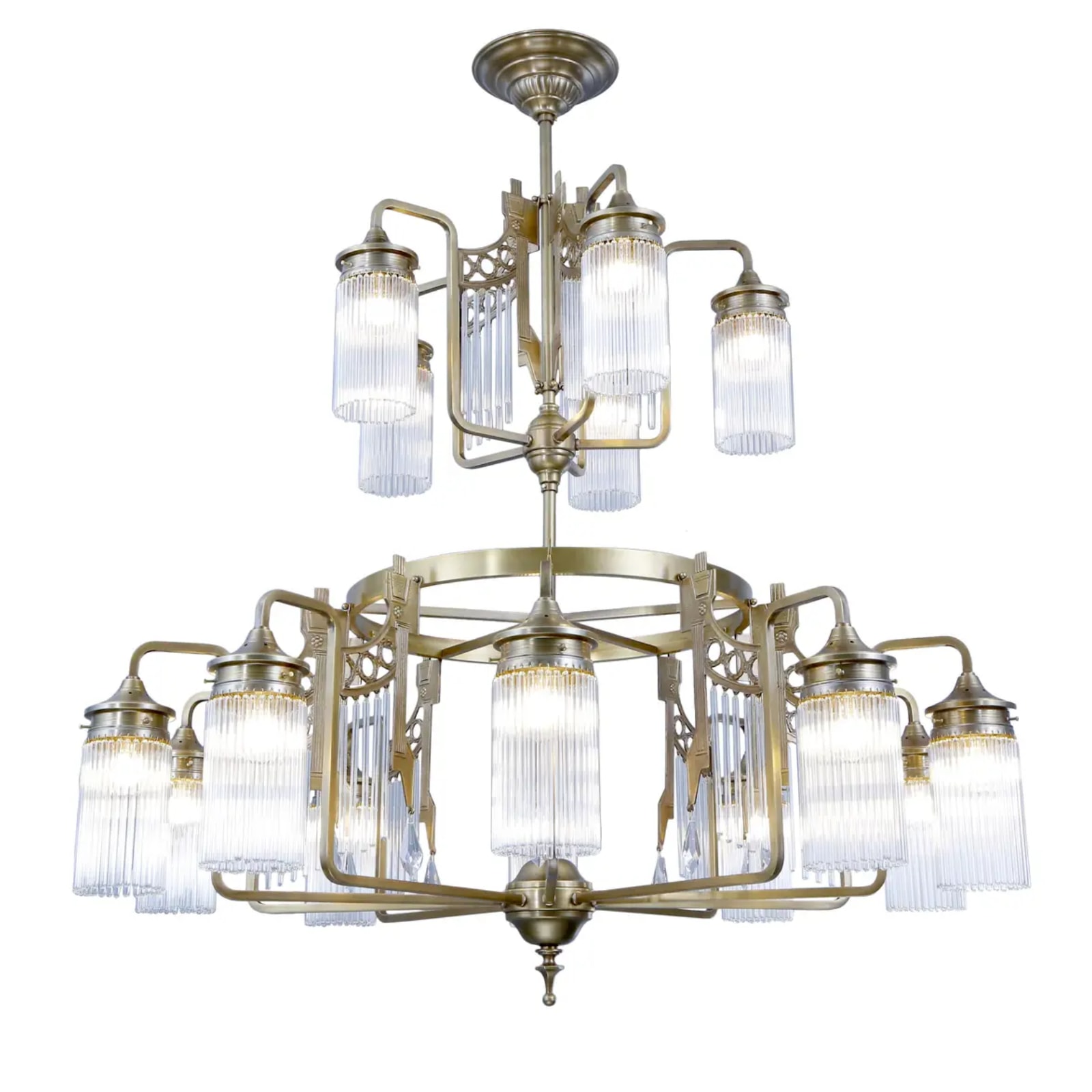 Stile Liberty-Kristallglas-Kronleuchter TRENTINO Stile Liberty-Kristallglas-Kronleuchter TRENTINO