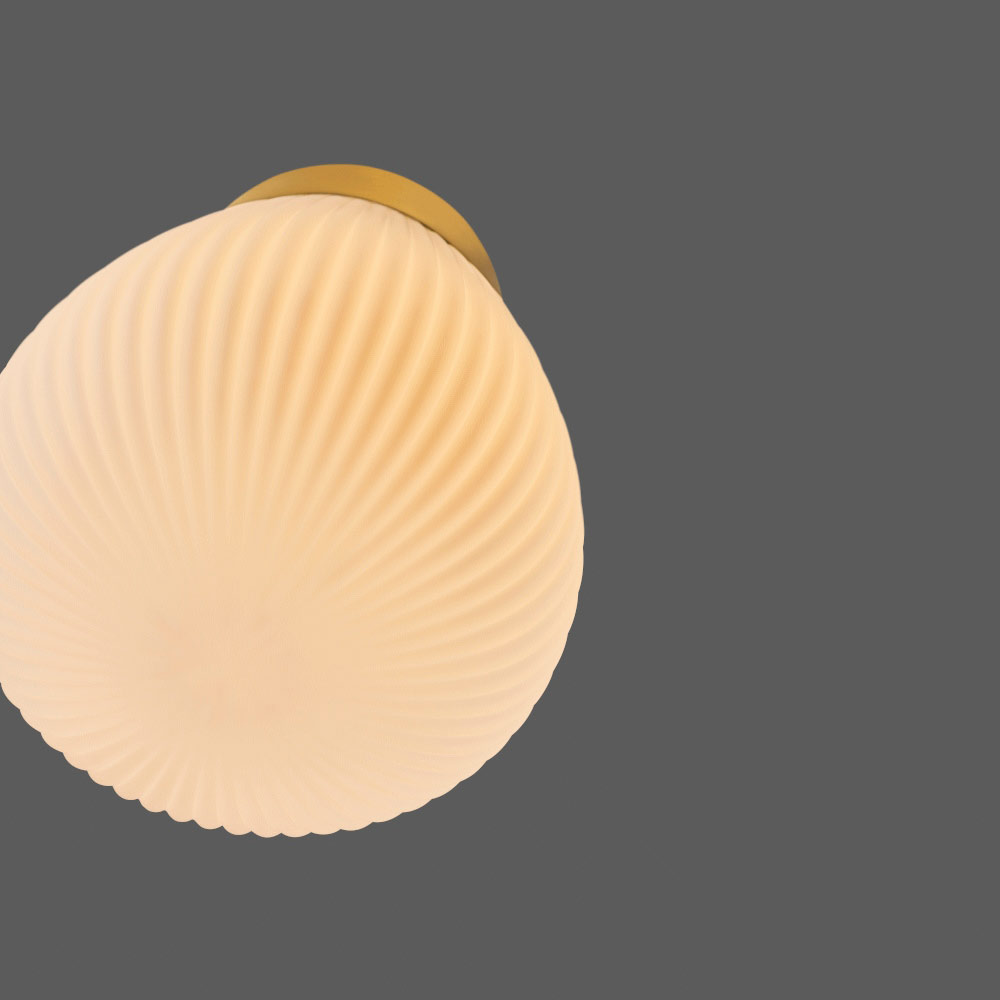 LED-Pendelleuchte AURA PLISSÉ mit Opalglas-Schirm, auch höhenverstellbar, Bild 4 LED-Pendelleuchte AURA PLISSÉ mit Opalglas-Schirm, auch höhenverstellbar, Bild 4