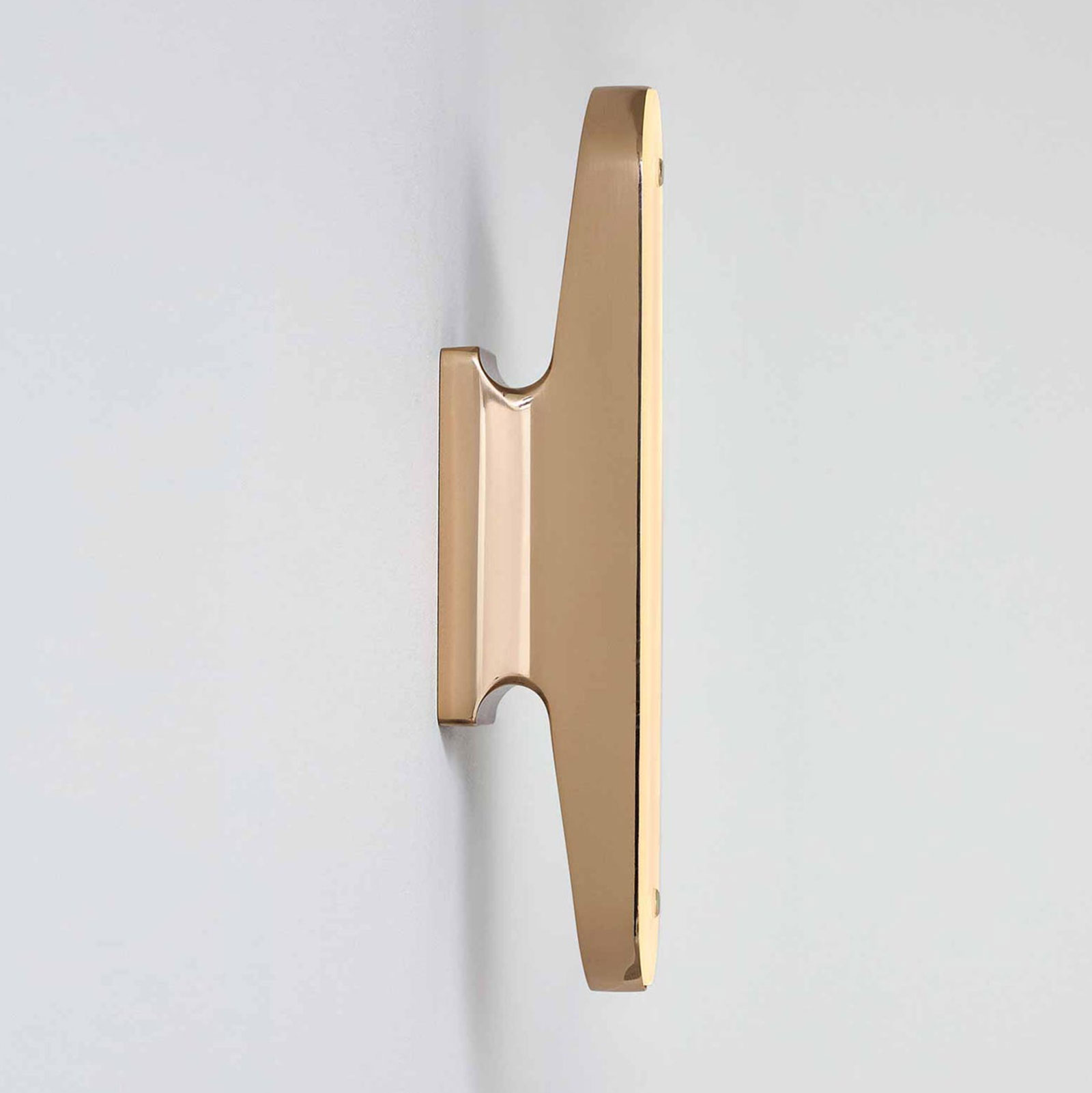 Bild 5: hier: Bronze poliert Nautische Bronzeguss-Wandleuchte CLEAT für Bad und Spiegel: hier: Bronze poliert