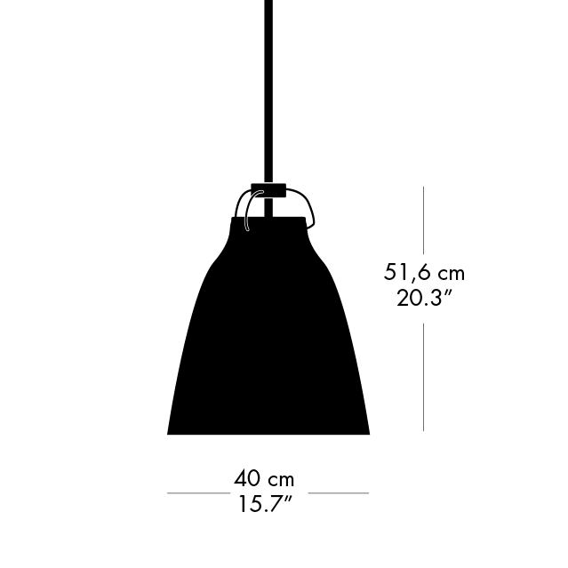 Fig. 10: Große Pendelleuchte CARAVAGGIO P3 Large pendant light CARAVAGGIO P3 (steel or glass) Ø 40 cm: Große Pendelleuchte CARAVAGGIO P3