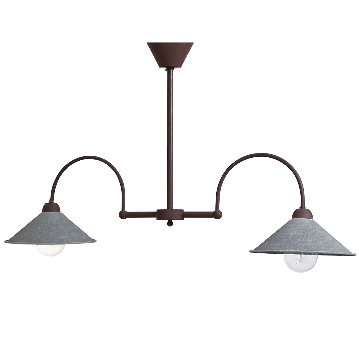 Rustikale Doppel-Hängeleuchte für (Billard-)Tische NOUMI Rustikale Doppel-Hängeleuchte für (Billard-)Tische NOUMI