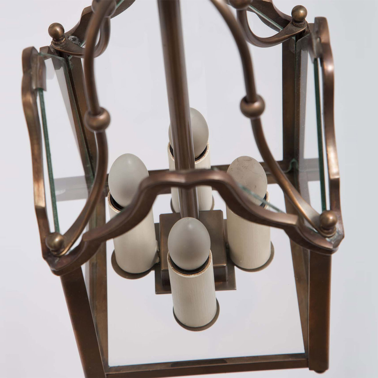 Kleine historische Messing-Laterne aus Frankreich GRIGNAN, Bild 4 Kleine historische Messing-Laterne aus Frankreich GRIGNAN, Bild 4