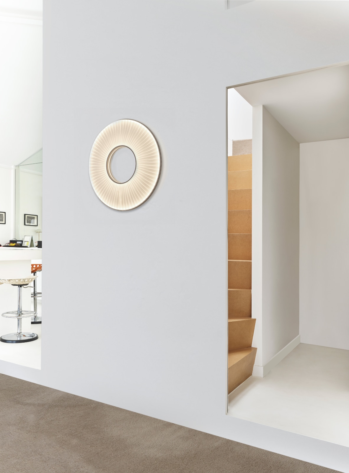 Decken- und Wandleuchte IRIS aus Polyester-Taft, Fig. 8