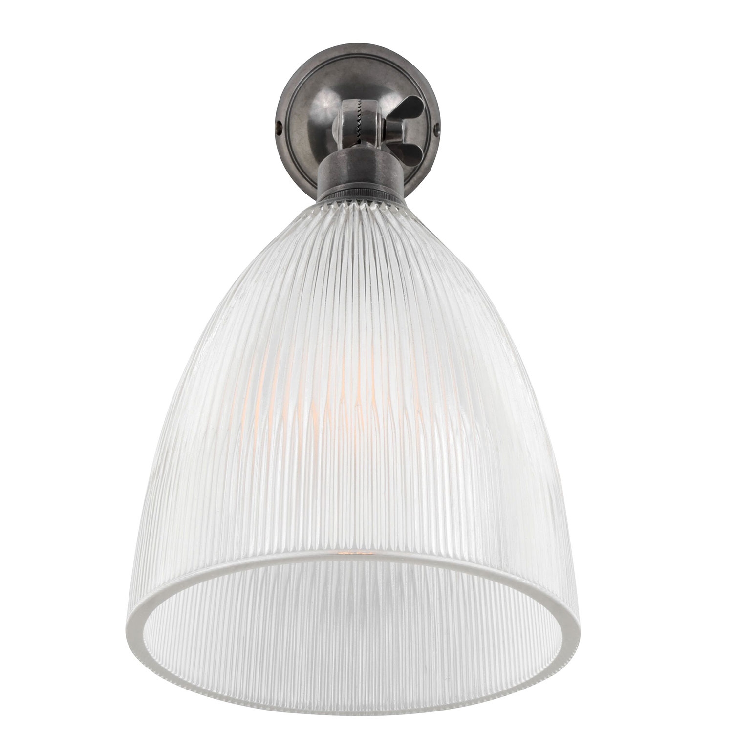 Wandleuchte mit Gelenk und großem, prismatischem Glas, Bild 6 Wandleuchte mit Gelenk und großem, prismatischem Glas, Bild 6