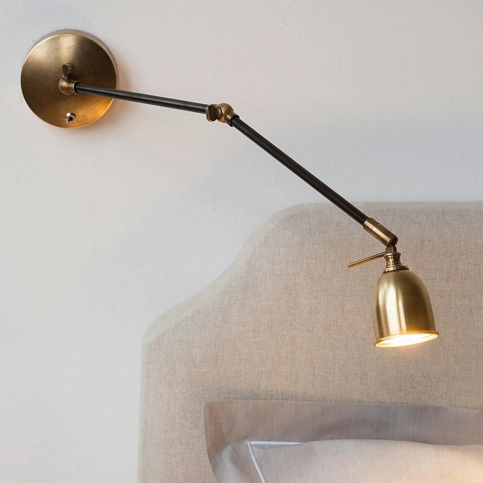 Französische Gelenkarm-Wandleuchte zum Lesen AL71