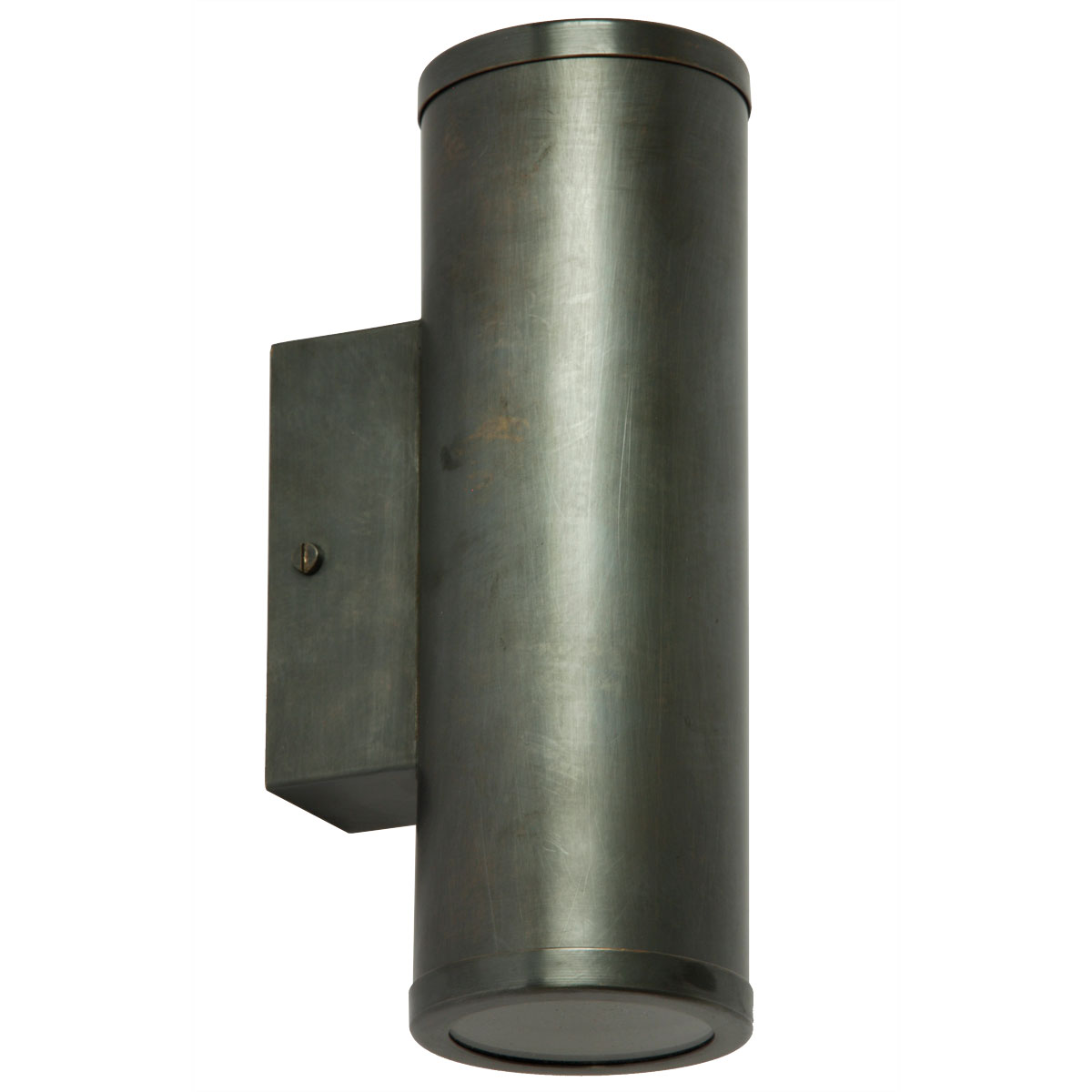Handgefertigter Up-Down-Wandstrahler aus Messing