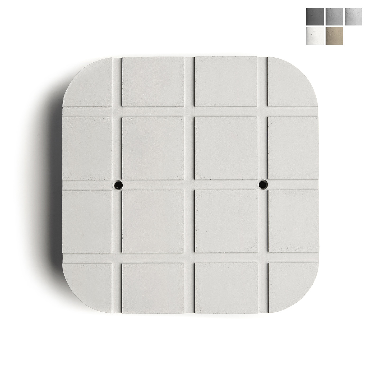 Flache Up-Down-Wandleuchte bzw. Wandfluter aus Beton Flache Up-Down-Wandleuchte bzw. Wandfluter aus Beton