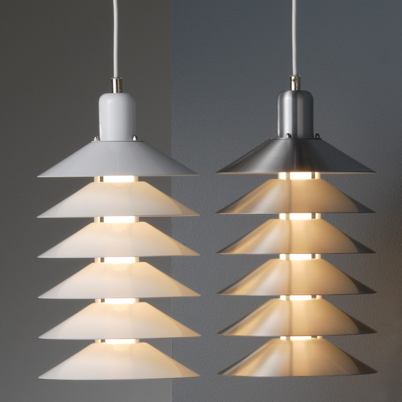 Design Classic from Denmark: Pendant Light TIP TOP with 6 Shades