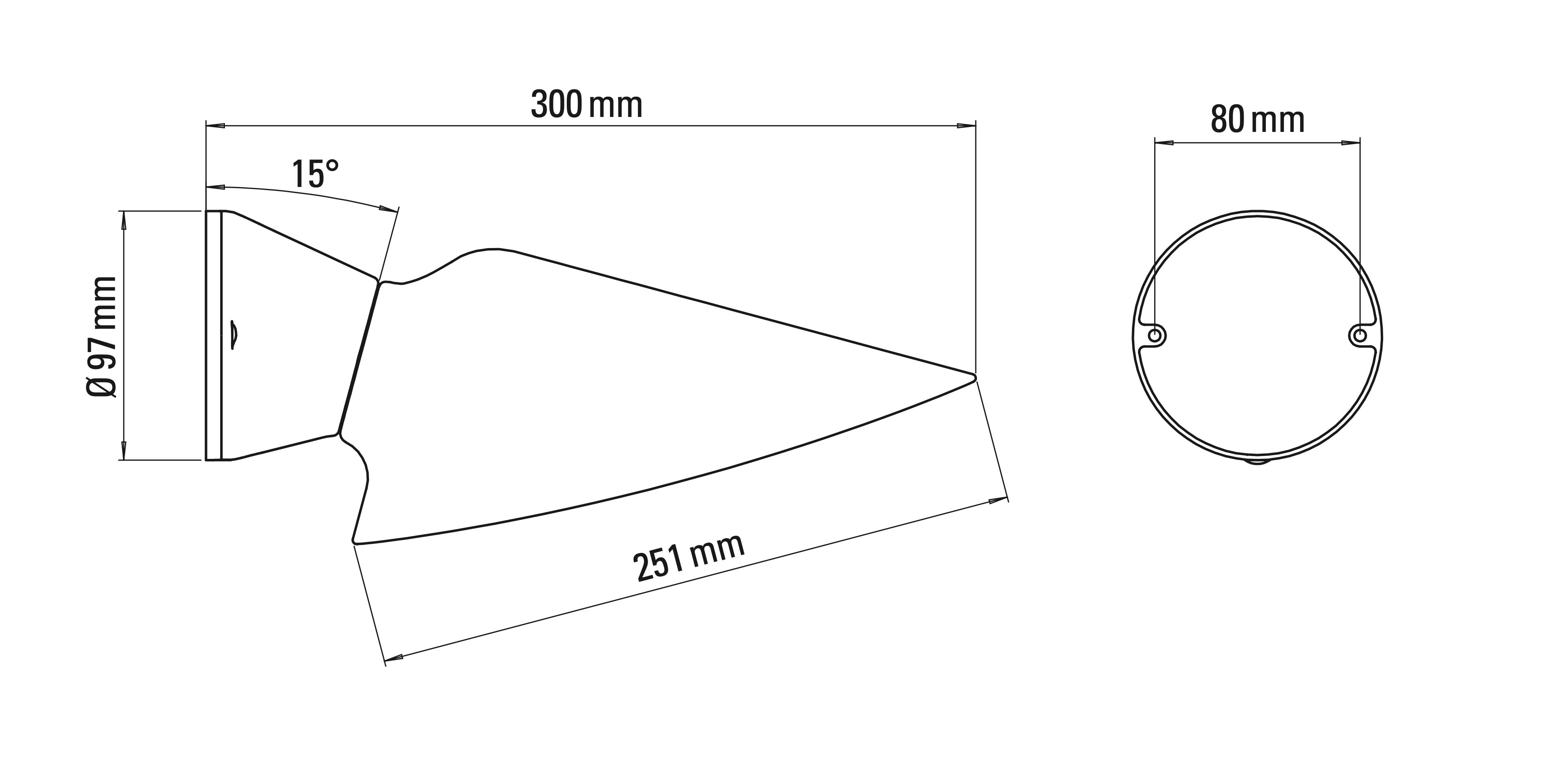 Bathroom Wall Light PLUME, IP44, Fig. 11