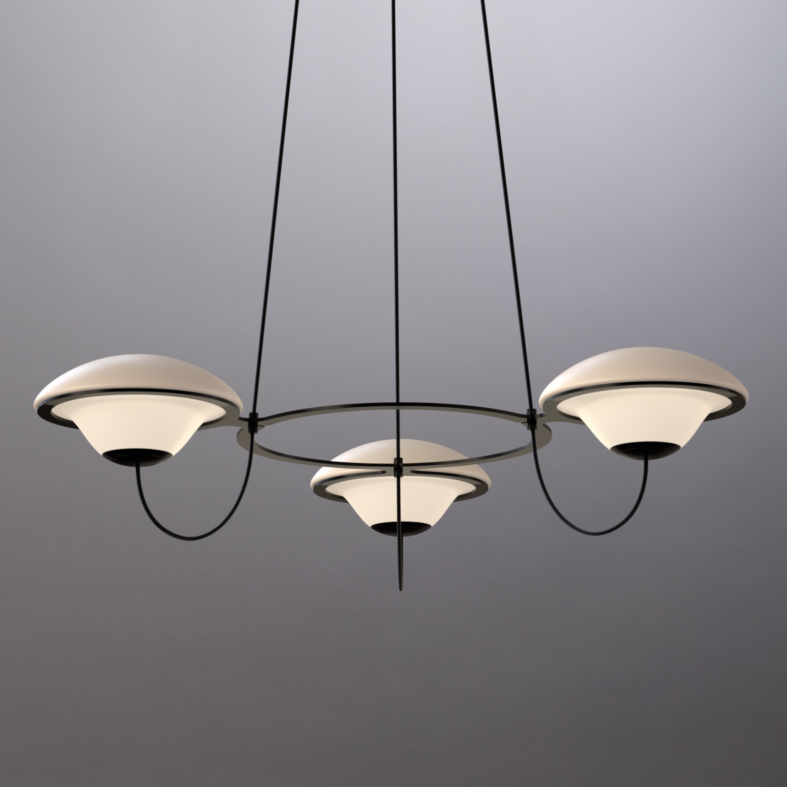 Retro-Futuristischer UFO-Design-Hängeleuchter IN THE AIR 3 Retro-Futuristischer UFO-Design-Hängeleuchter IN THE AIR 3