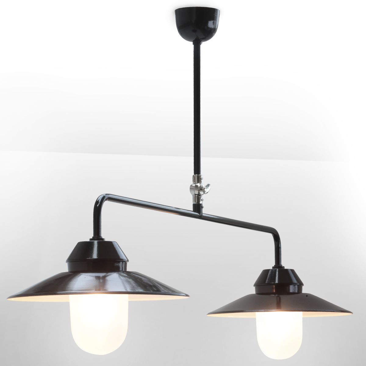 BREMEN II Zweiflammige Hängeleuchte mit Zylinderglas BREMEN II Zweiflammige Hängeleuchte mit Zylinderglas