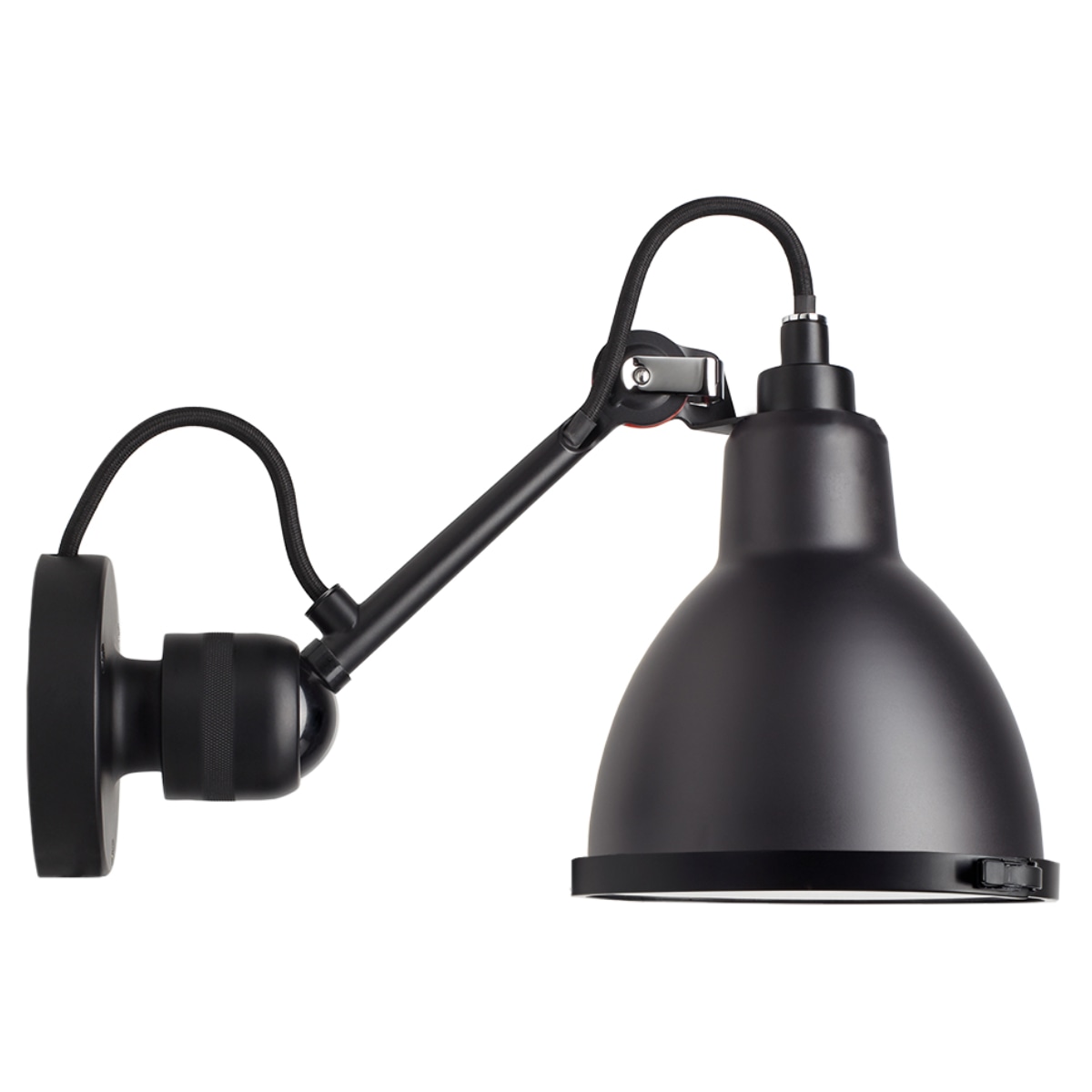 Bild 1: Badezimmer-Wandlampe mit Gelenk, N° 304, hier mit Edelstahl-Schirm (Abdeckung aus Borosilikatglas, IP 64) Badezimmer-Wandlampe N° 304 mit Kugelgelenk: Badezimmer-Wandlampe mit Gelenk, N° 304, hier mit Edelstahl-Schirm (Abdeckung aus Borosilikatglas, IP 64)