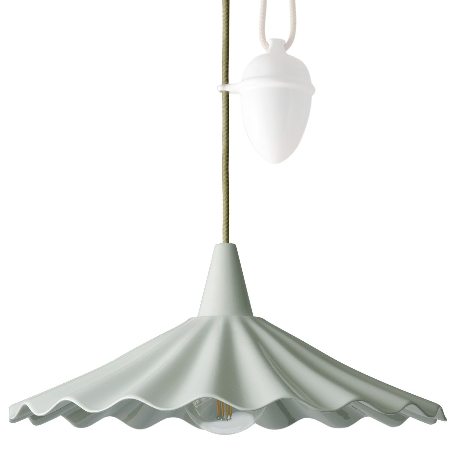 Large porcelain table lamp CHRISTIE