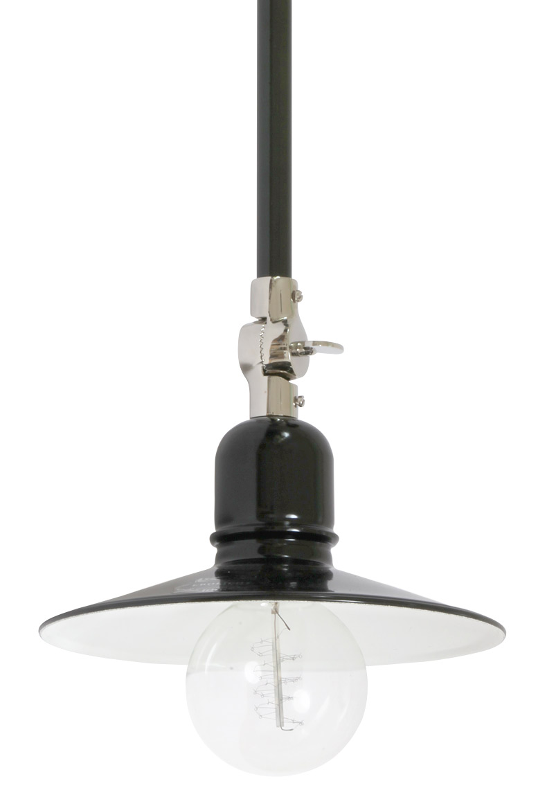 Stab-Pendelleuchte mit Gelenk, z.B. für Dachschrägen, Ø 16-40 cm Stab-Pendelleuchte mit Gelenk, z.B. für Dachschrägen, Ø 16-40 cm