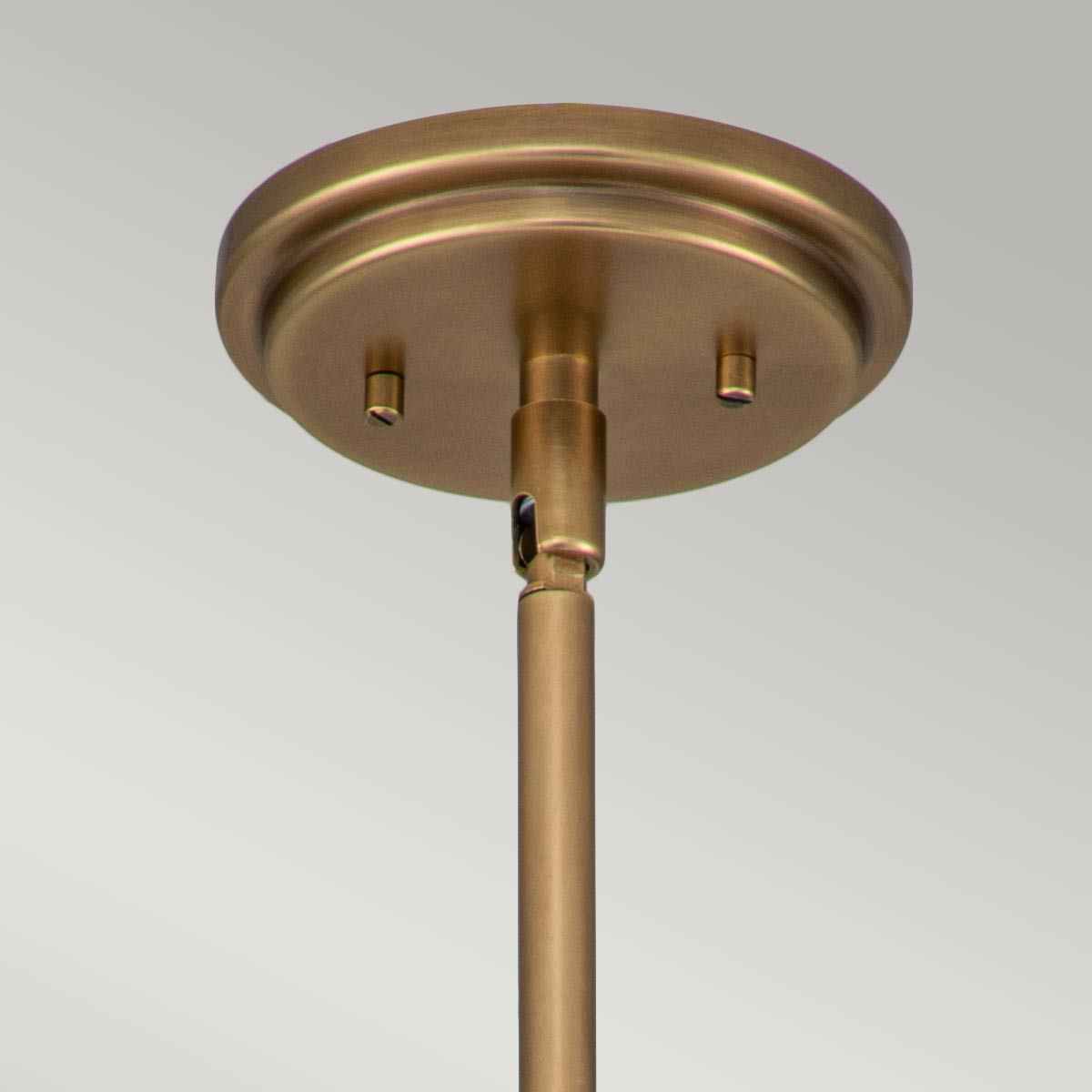 Fig. 7: Messing Kleine Vintagestil-Pendelleuchte aus Stahl: Messing
