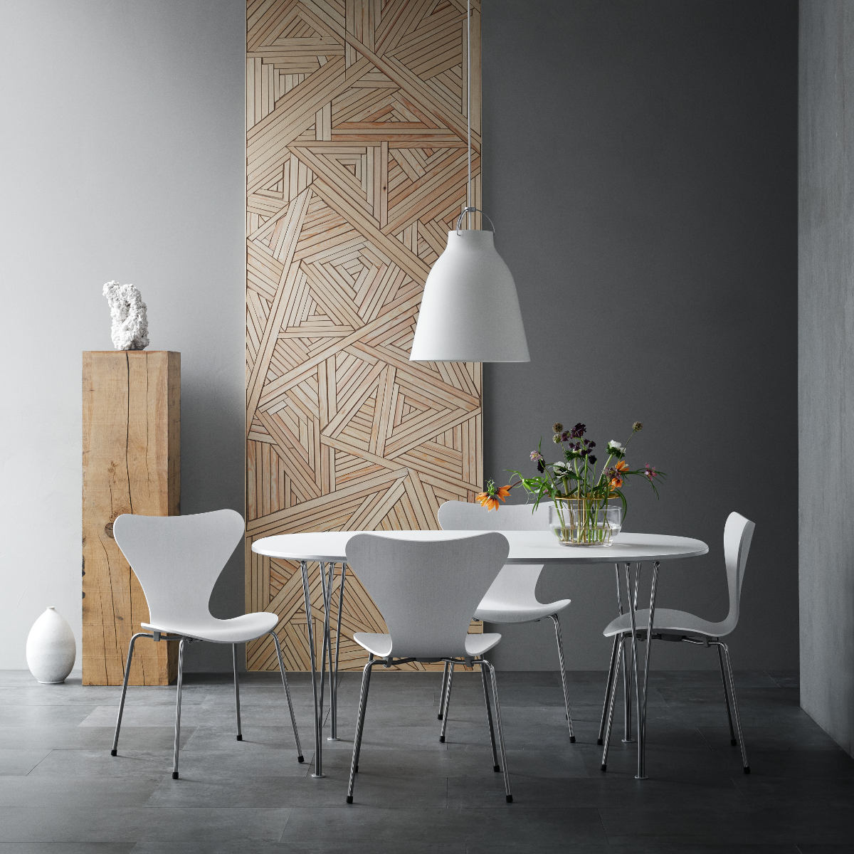 Fig. 4: Große Pendelleuchte CARAVAGGIO P3 Large pendant light CARAVAGGIO P3 (steel or glass) Ø 40 cm: Große Pendelleuchte CARAVAGGIO P3