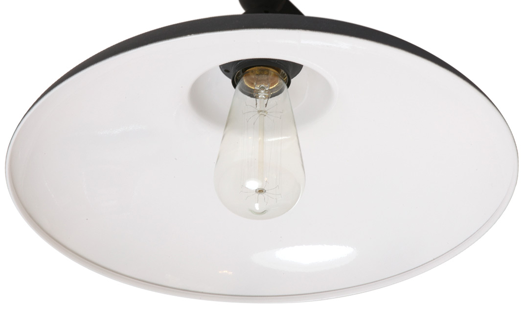 Stabpendel-Balkenlampe für Esstische, mit zwei Schirmen, Bild 3 Stabpendel-Balkenlampe für Esstische, mit zwei Schirmen, Bild 3