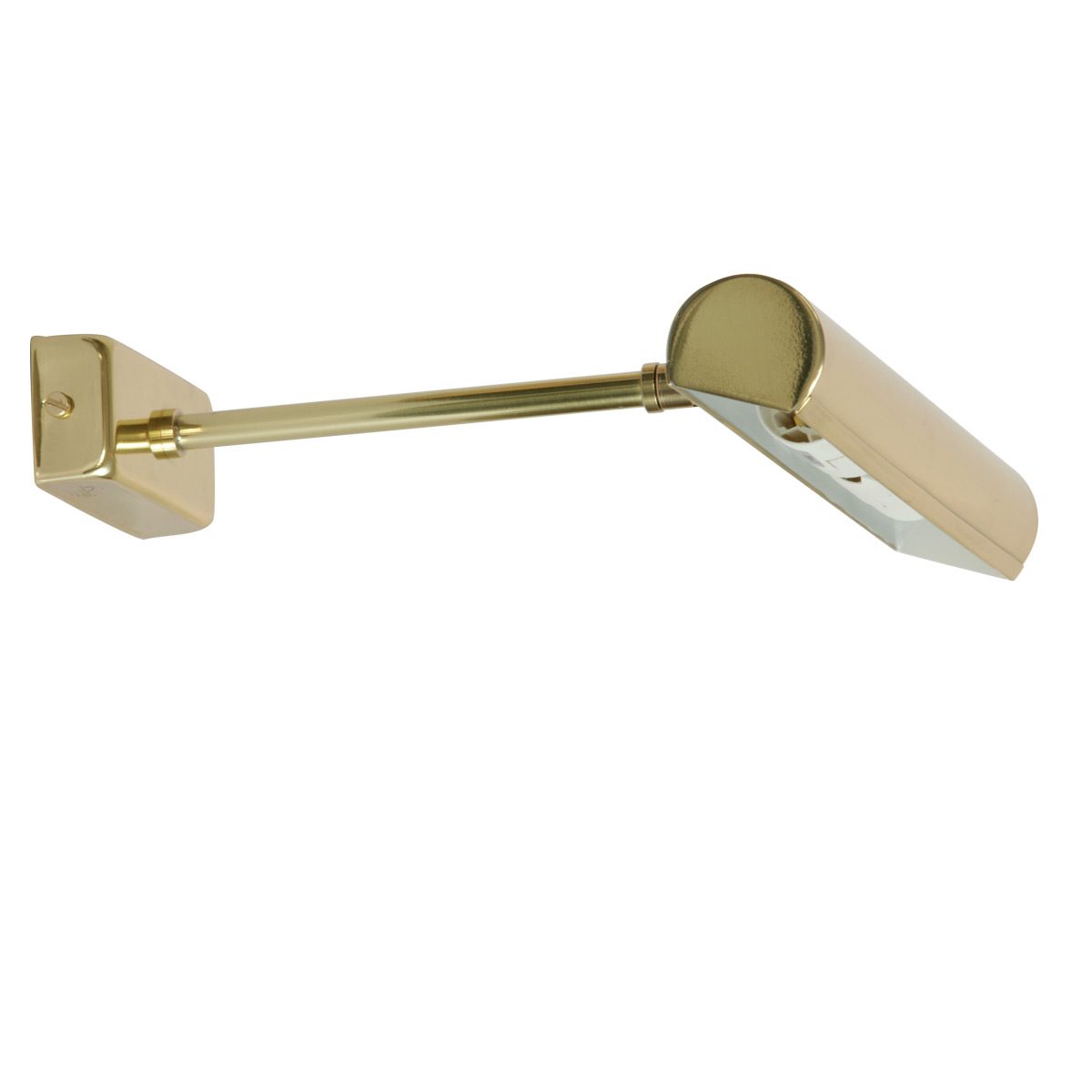 RENOIR Französische Bilderleuchten Modell 2 mit 26 cm Breite in Messing poliert