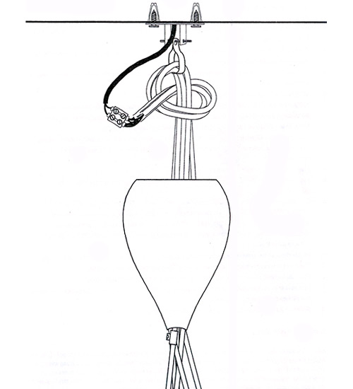 Bündel aus 6 oder 9 schlanken Porzellan-Lampen, Bild 6
