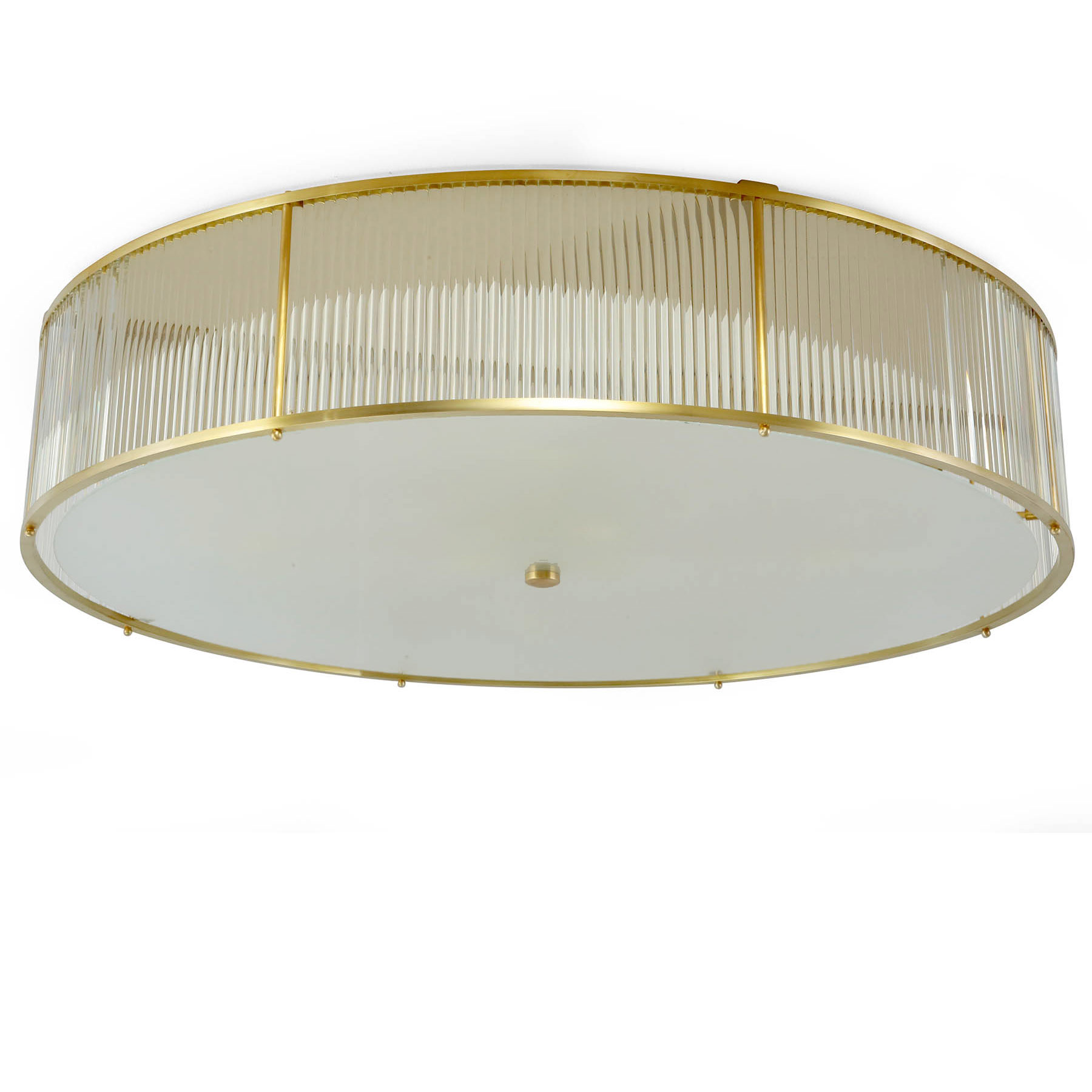 Sehr große, runde Deckenleuchte mit Kristallstäben MIAMI, Ø 90 cm Sehr große, runde Deckenleuchte mit Kristallstäben MIAMI, Ø 90 cm