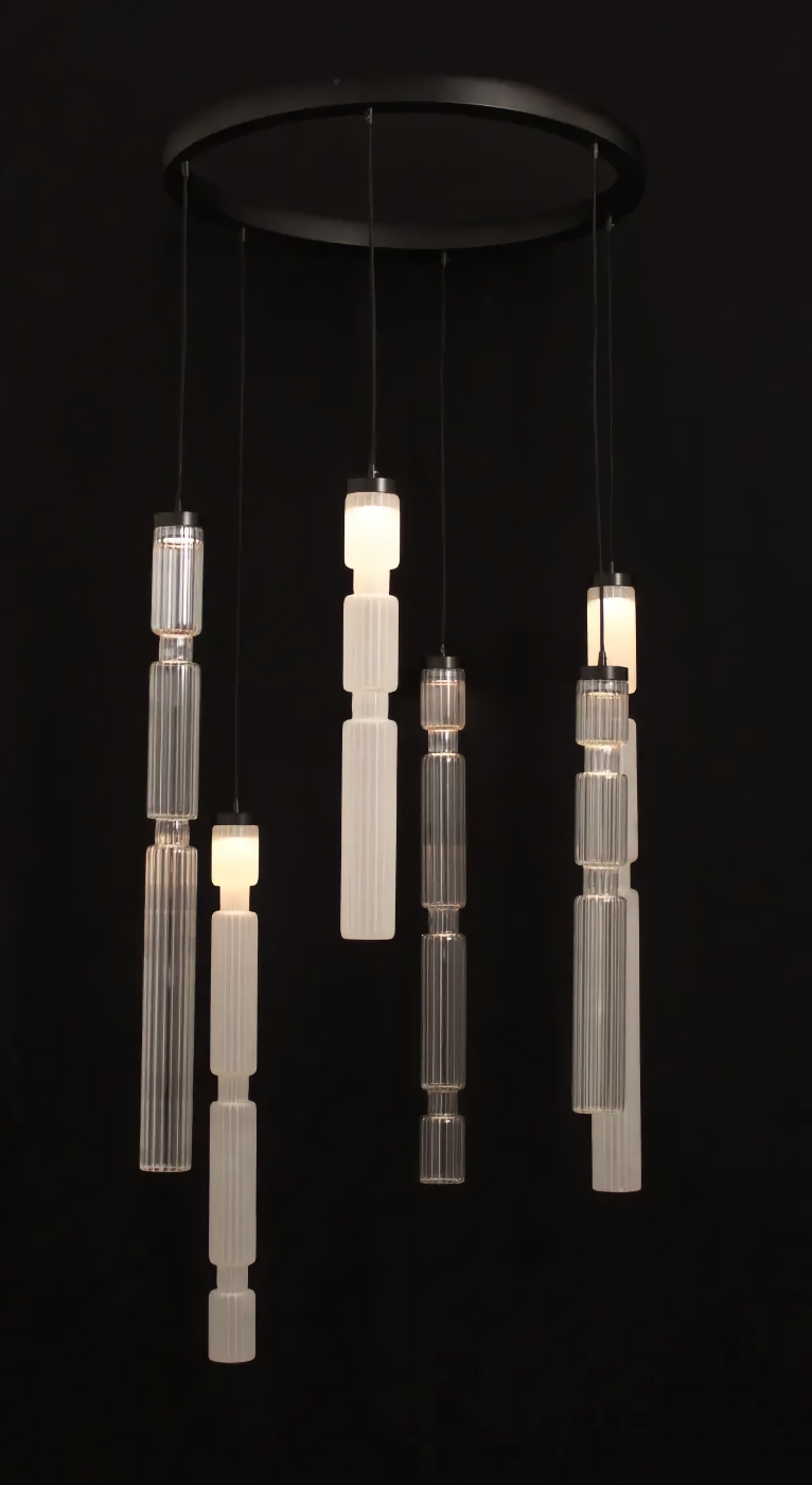 Schmale Glasröhren-Leuchte SAGANO, vier Größen, Bild 15 Schmale Glasröhren-Leuchte SAGANO, vier Größen, Bild 15